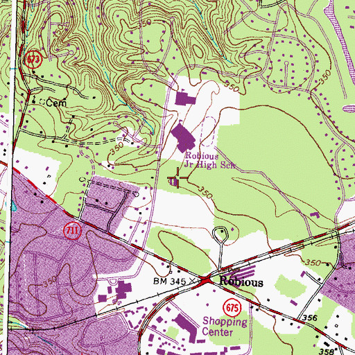 Topographic Map of Bon Air Station Number4, VA