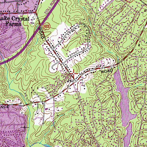 Topographic Map of Wagstaff Station Number 10, VA