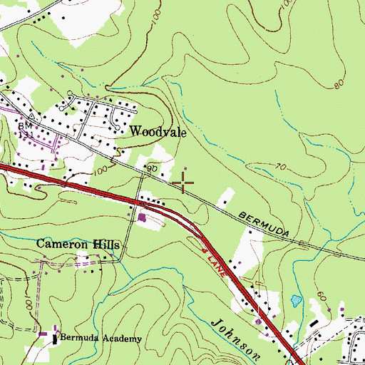 Topographic Map of Rivers Bend Station Number 18, VA