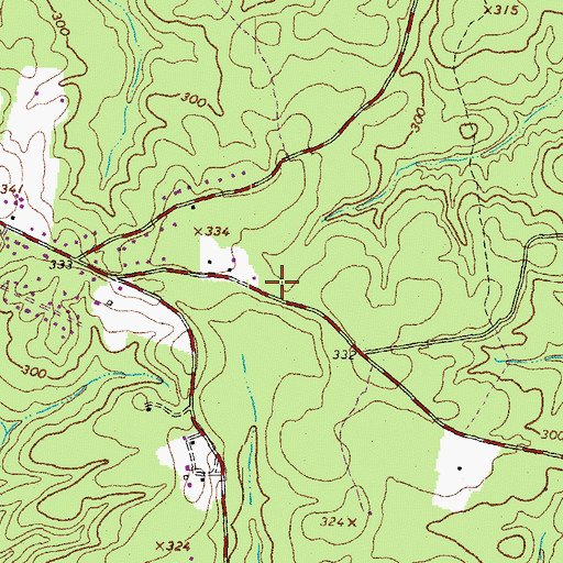 Topographic Map of Winterpock Station Number 19, VA