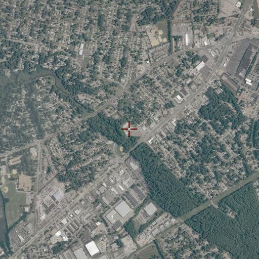 Aerial/Satellite Image of Chesapeake Fire Department Station 3 Indian River, VA