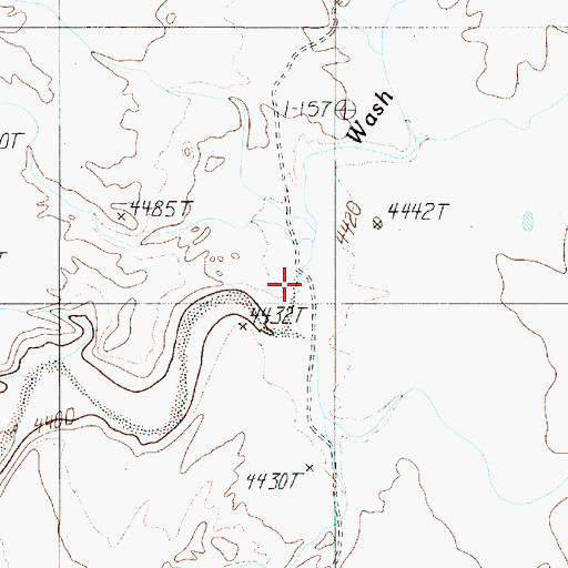 Topographic Map of Espejo Spring, AZ