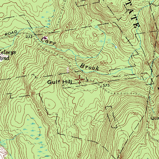 Topographic Map of Gulf Hill, CT