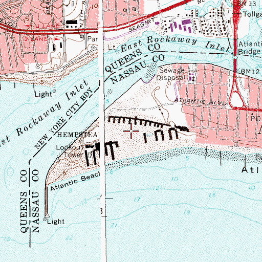 Topographic Map of Silver Point County Park, NY