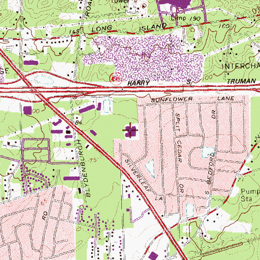 Topographic Map of Andrew T Morrow School, NY
