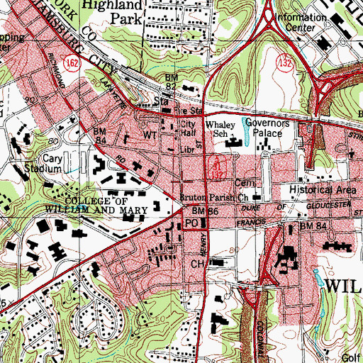 Topographic Map of Davis House, VA