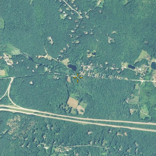 Aerial/Satellite Image of Hall Brook, CT