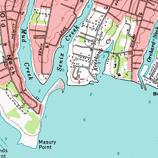 Topographic Map of Saint Angelas Convent, NY