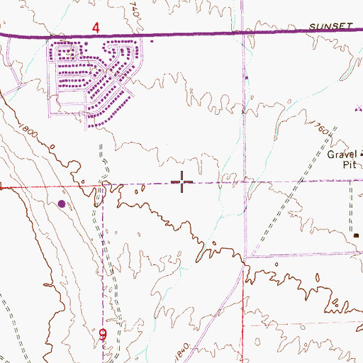 Topographic Map of TLC Care Center, NV