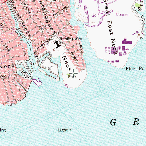 Topographic Map of Green Park, NY