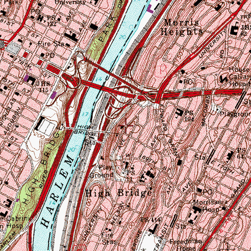 Topographic Map of Carmelite Sisters Convent, NY