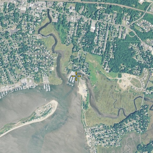 Aerial/Satellite Image of Hammock River, CT