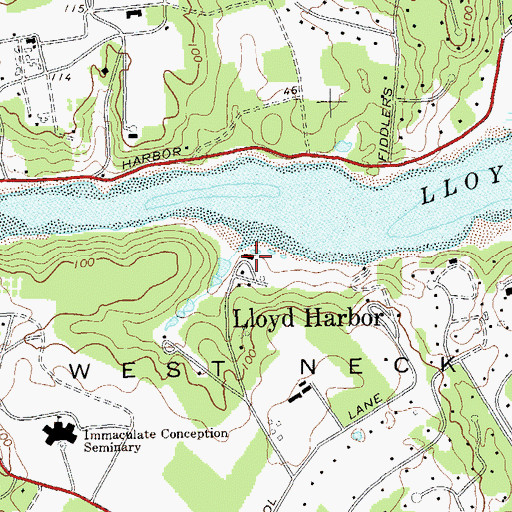 Topographic Map of G M Livingston Estate (historical), NY