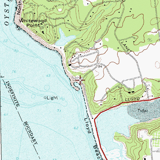 Topographic Map of Matherson Estate, NY