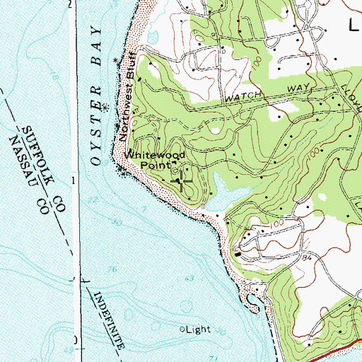 Topographic Map of W L Smith Estate, NY