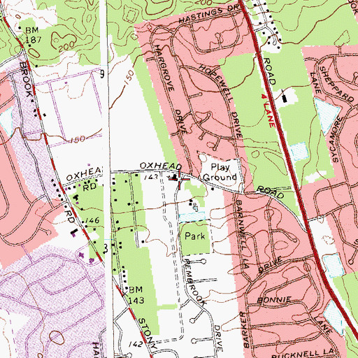 Topographic Map of Christ Community Church, NY