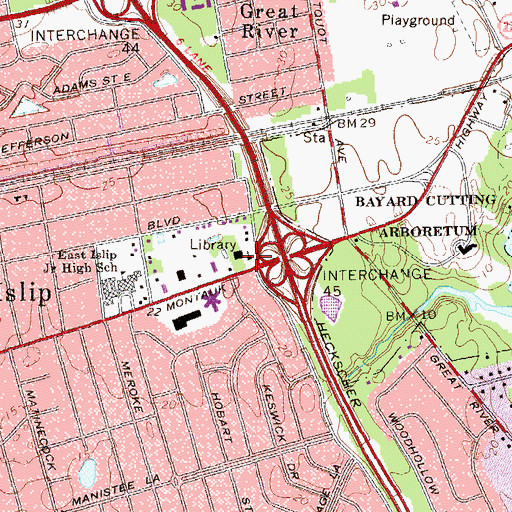 Topographic Map of Christian Reformed Church, NY