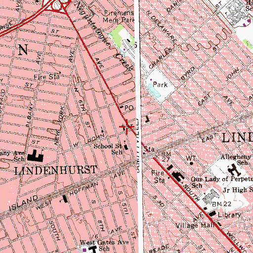 Topographic Map of Evangel Church of God, NY