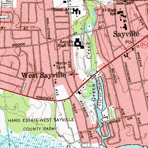Topographic Map of Saint Mary's Malankara Orthodox Church, NY