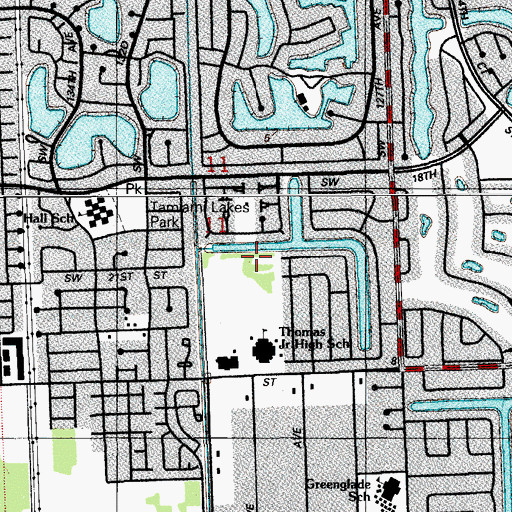 Topographic Map of Zora Neale Hurston Elementary School, FL