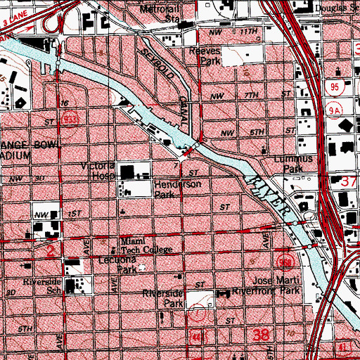 Topographic Map of Vann Academy II, FL