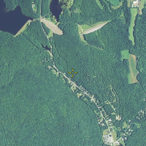 Aerial/Satellite Image of Hart Brook, CT