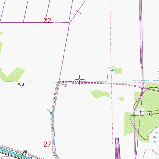 Topographic Map of Waters Edge Elementary School, FL