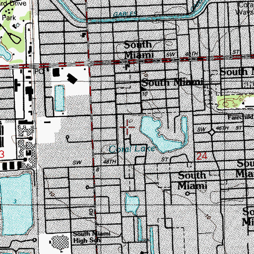 Topographic Map of The Learning Garden Day Care Center, FL