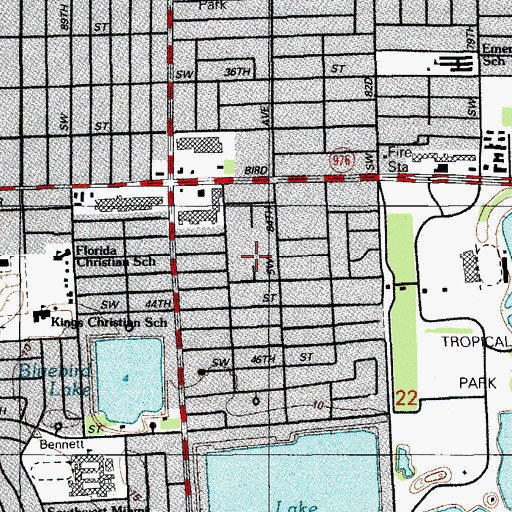 Topographic Map of The Learning Tree II Day Care Center, FL