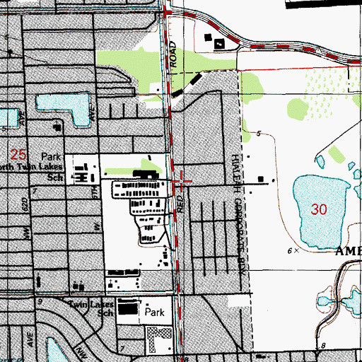 Topographic Map of The Salvation Army Hialeah Day Care, FL