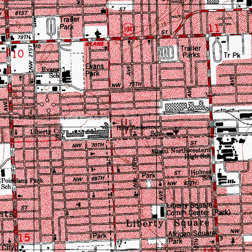 Topographic Map of Turner's Kindergarten, FL