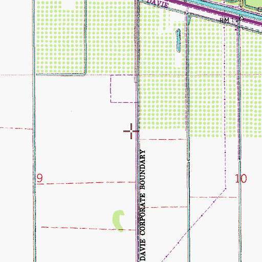 Topographic Map of Continuing Care Services, FL