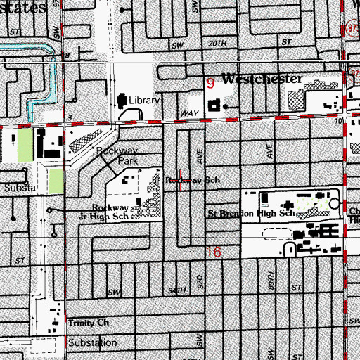 Topographic Map of The Growing and Learning Center, FL