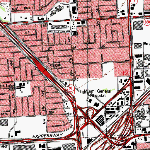 Topographic Map of Sunshine Day Care Center, FL