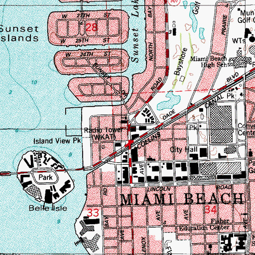 Topographic Map of Talmudic University, FL