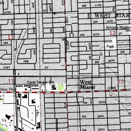 Topographic Map of The Baby Club Day Care Center, FL