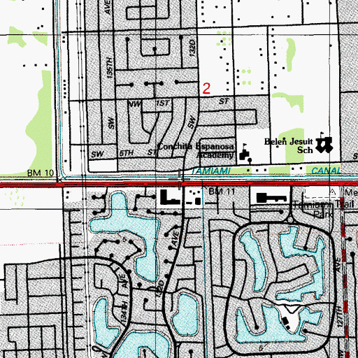 Topographic Map of The Big Bunny Day Care Center, FL