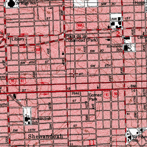 Topographic Map of The Candy House Day Care Center, FL