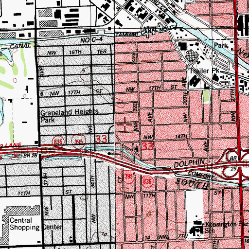 Topographic Map of Sunny Day Care Center, FL