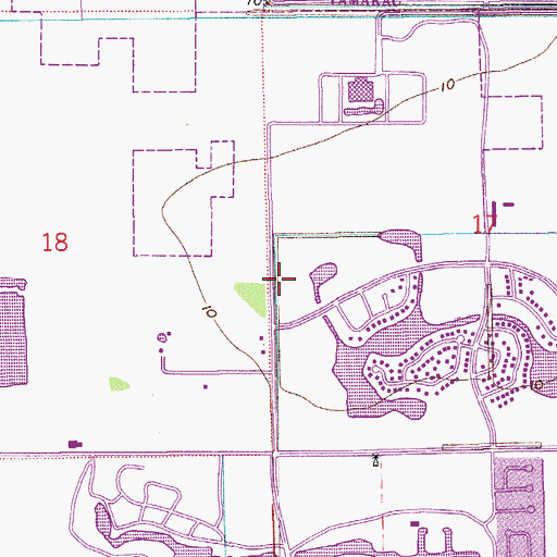 Topographic Map of Sunrise Health and Rehabilitation Center, FL