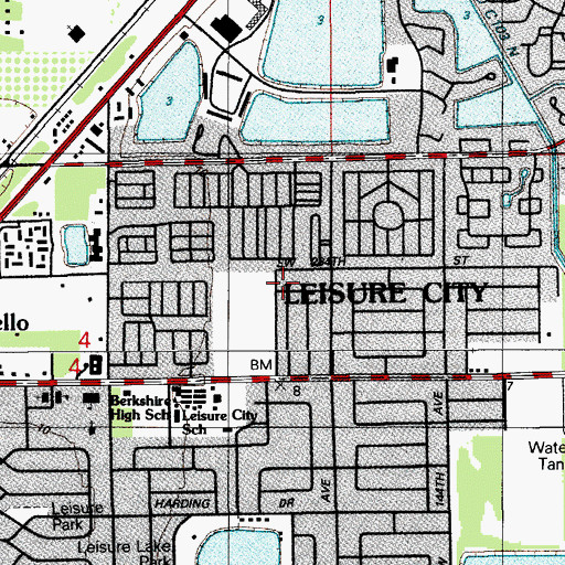Topographic Map of South Dade Child Care Center, FL