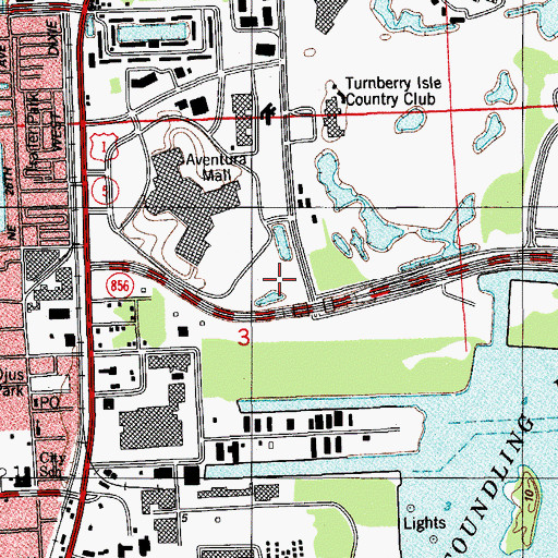 Topographic Map of The Cloisters of the Ancient Spanish Monastery, FL