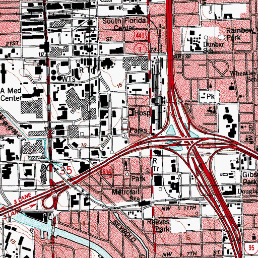Topographic Map of Special Needs Day Care Center, FL