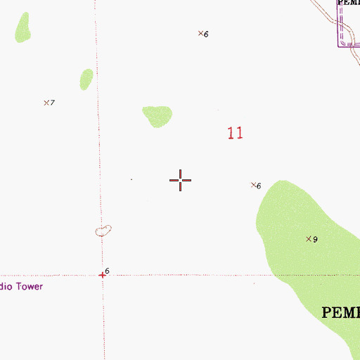Topographic Map of Somerset Academy, FL