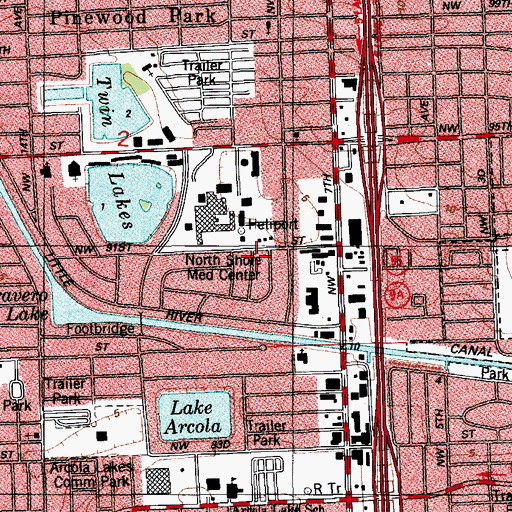 Topographic Map of Sharie Conner Day Care Center, FL
