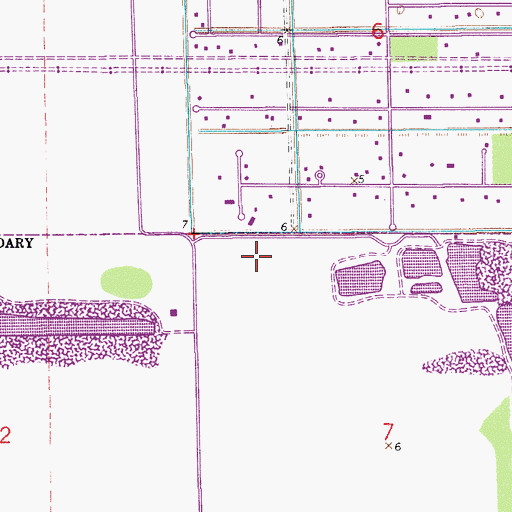 Topographic Map of Silver Trail Middle School, FL