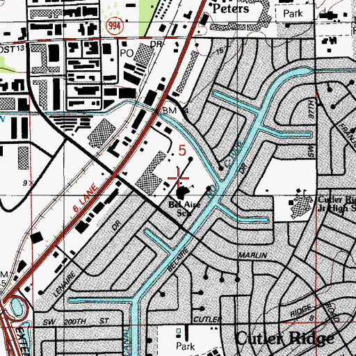 Topographic Map of Small Fry Education Center, FL