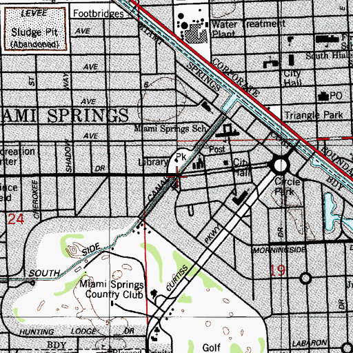 Topographic Map of Rodriguez Day Care Center, FL