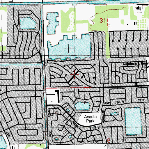 Topographic Map of Royal Country, FL