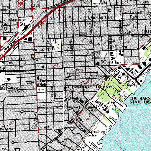 Topographic Map of Saint Albans Day Nursery Number 3, FL